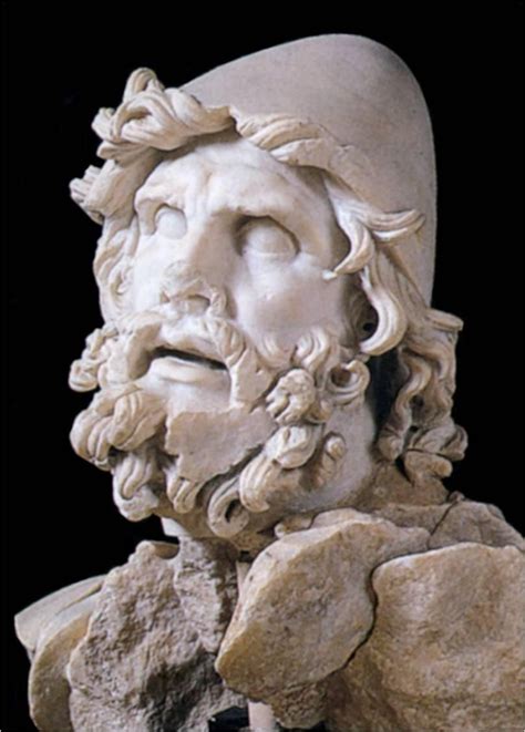 Sperlonga Head Of Odysseus Sculpture Marble Ad Destruction Head Of Odysseus Ancient