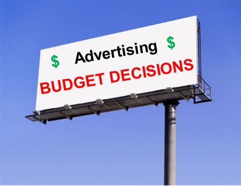 advertising budget decisions size of the promotional budget