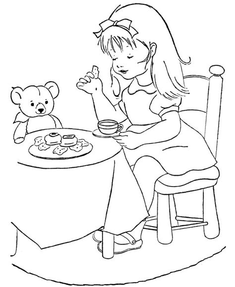 You can easily print or download them at your convenience. Birthday Coloring pages | Birthday with teddy bear ...