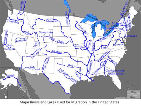 Major Rivers Of The United States Know It All