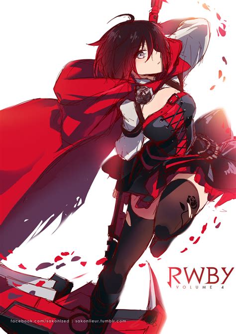 Ruby Rose Rwby Drawn By Sakon04 Danbooru