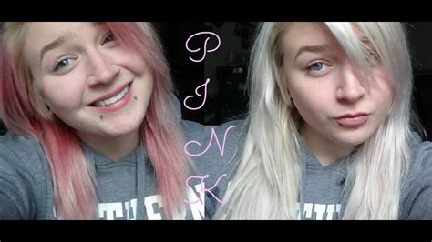 Pastel Pink Hairdying My Hair Baby Pink Youtube