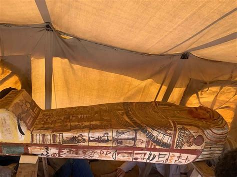 Archaeologists Unearth 27 Coffins At Egypts Saqqara Pyramid