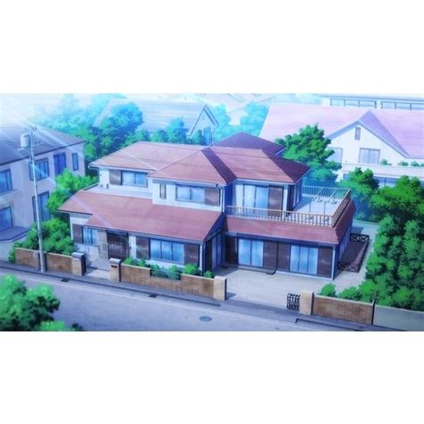 Anime House Liked On Polyvore Featuring Anime Home Building Kits