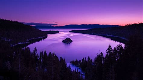 2560x1440 Resolution Sunset Lake View 1440p Resolution Wallpaper
