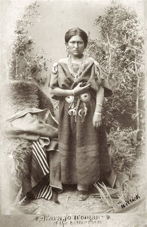 A Diné Navajo woman 1881 New Mexico Photo by Ben Wittick Native
