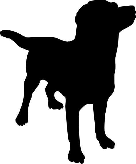 Dog Silhouette Free Vector Clipart Best Clipart Best