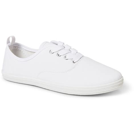 Brilliant Basics Womens Canvas Lace Up Shoe White Size 8 Big W