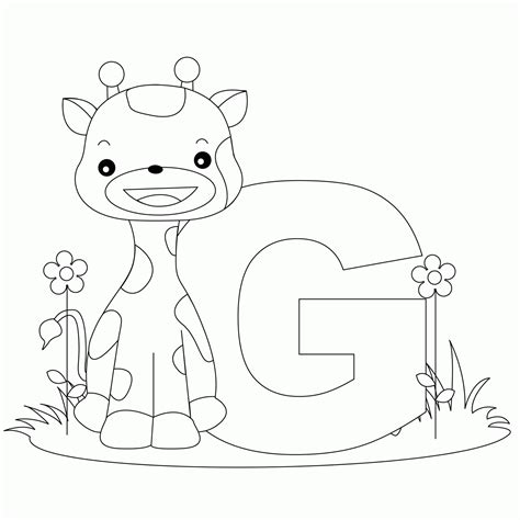 9 Pics Of Letter G Words Coloring Page Letter G Coloring Pages