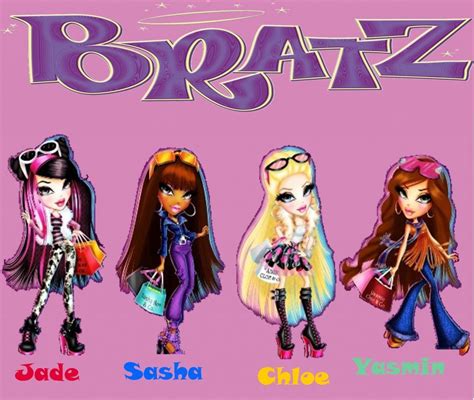Bratz Girls Jade Sasha Chloe Yasmin Bratz Girls Bratz Doll