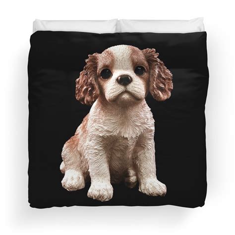 King Charles Spaniel Puppy Duvet Cover By Haleyredshaw Spaniel