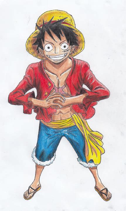 Manga Artist My Drawings Luffy