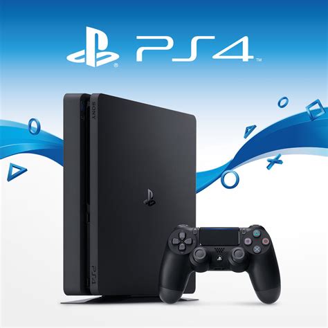 Sony Playstation 4 Slim 500gb Ps4 Jet Black Console New Retail Box
