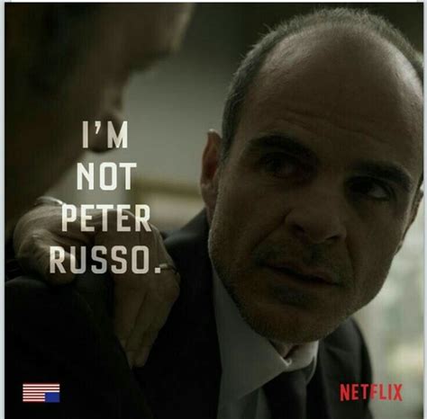 For the fictional american politician, see house of cards u. "Eu não sou Peter Russo." | House of cards seasons, House of cards, Frank underwood