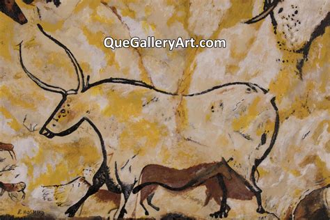 Lascaux Bull Que Gallery Art