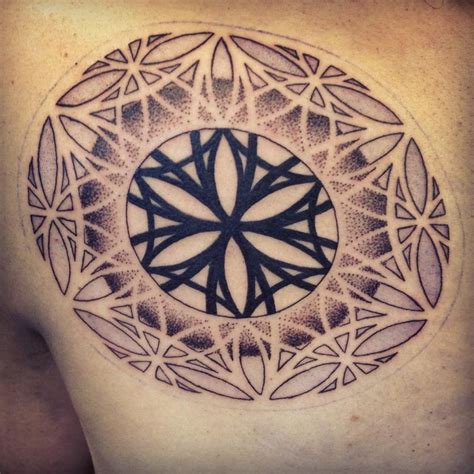 Dotwork Blackwork Mandala By Cassady Bell Tattoonow