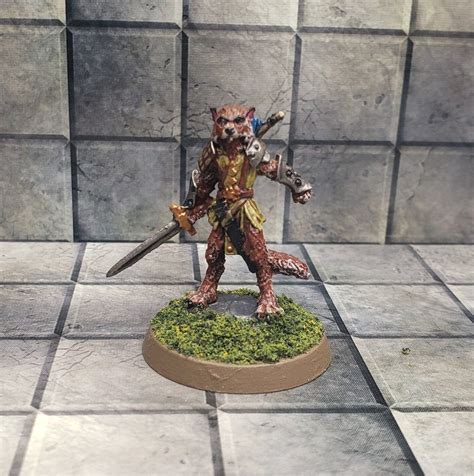 Dungeons And Dragons Tabaxi Ranger Figher Etsy