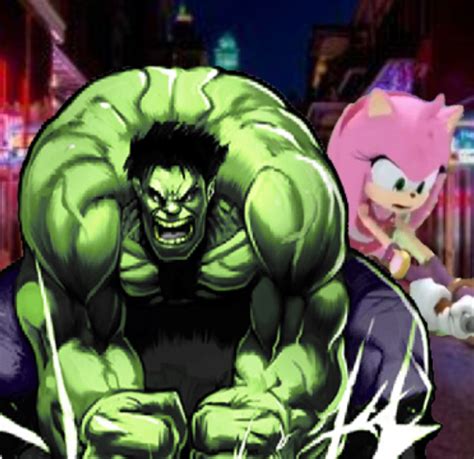 Hulk X Amy Rose Boom By Rsuam1 On Deviantart