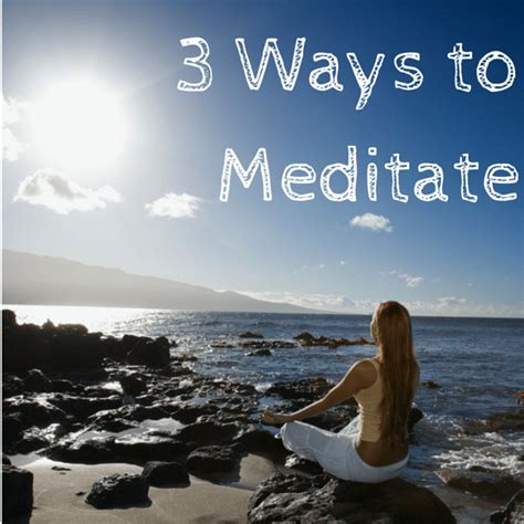 3 ways to meditate single mother ahoy