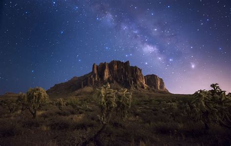 This View Of The Superstition Mountains Is A Short Walk From My