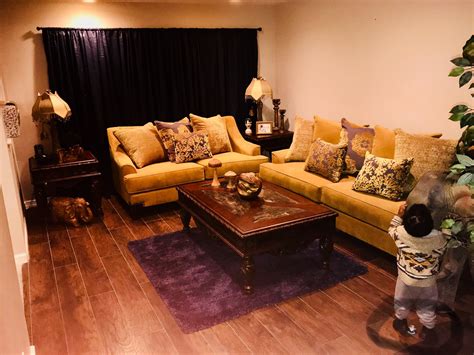 Viscontti Living Room Set Gold Furniture Of America Furniturepick