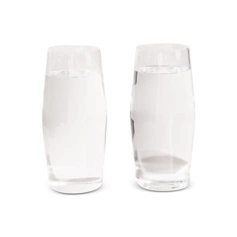 Century 16 Oz Glasses Set Of Two Clear Gessato Design Store