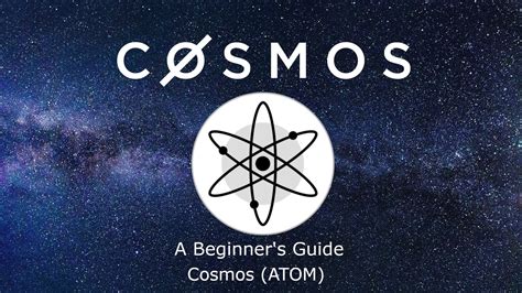 What Is Cosmos Atom A Beginners Guide Rcosmosnetwork