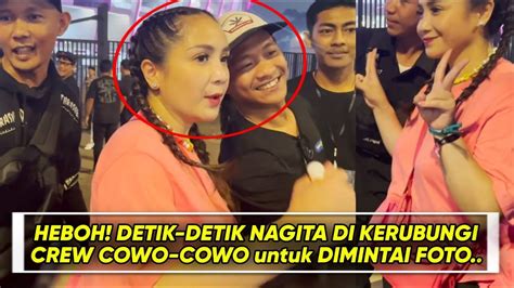 MOMENT Nagita Slavina DIKERUBUNGI COWO COWO Untuk MINTA FOTO JADI SOROTAN YouTube