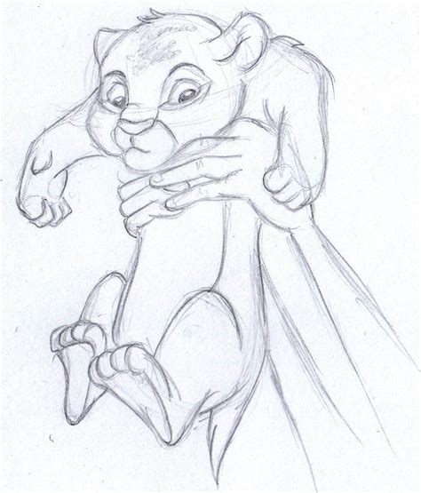 Simba Sketch Lion King Drawings Disney Art Drawings Disney Drawings