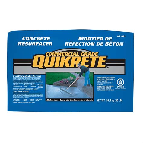 Quikrete Concrete Resurfacer 18kg The Home Depot Canada