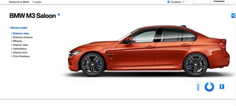 BMW M3 and M4 Configurator Online on UK Website ...