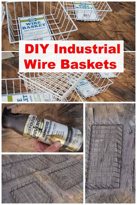 Diy wire basket outdoor table. Industrial Wire Basket | Dollar store diy, Wire diy, Diy ...