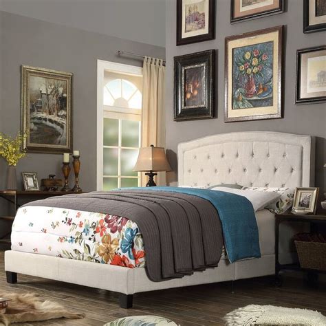 Andover Mills Pascal Tufted Upholstered Low Profile Standard Bed