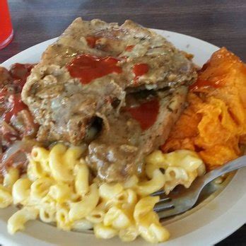 Served with 3 vegetables unless otherwise noted big meal plate $10.50 2 pork chops or meatloaf big steak plate $13.49. Houston's This Is It Soul Food - Order Online - 154 Photos ...