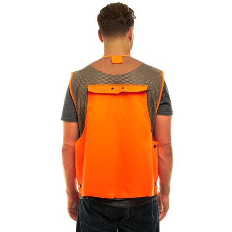 Blaze Orange Deluxe Front Loader Hunting Safety Vest Elk Deer