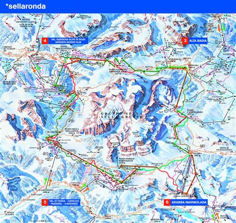 Dolomiti Superski Arabba Piste Map Skiing In Arabba Mychaletfinder