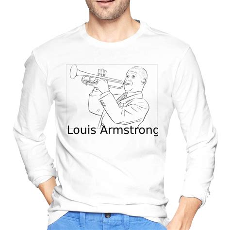 Yumeetshirt Mans Louis Armstrong Dim Crew Neck Shirts Teevimy