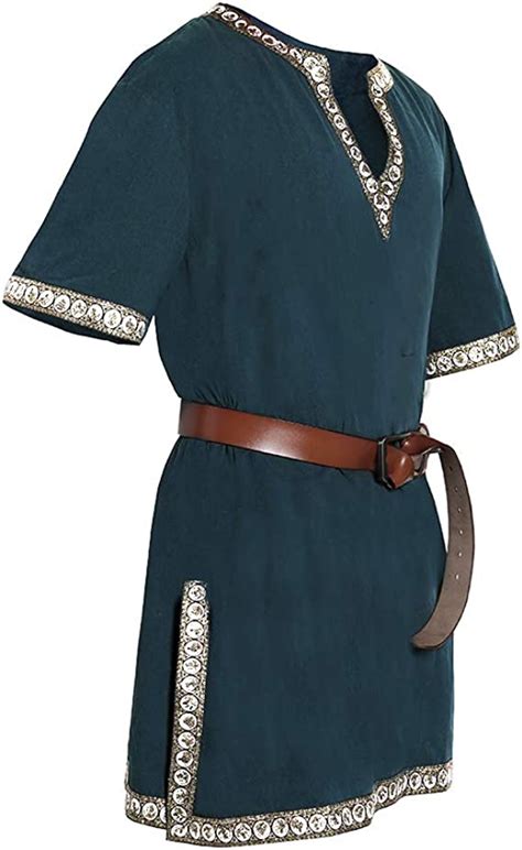 Taoliyuan Mens Medieval Costume Halloween Renaissance Tunic