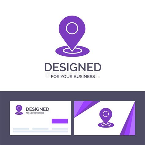 Creative Business Card And Logo Template Browse Map Navigation