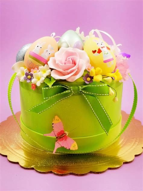 Floral Easter Basket Cake Easter Basket Cake Easter Cakes Special