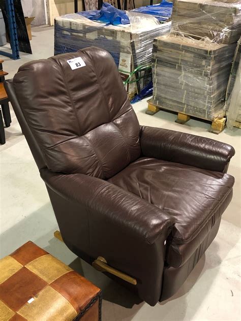 Lazy Boy Leather Rocking Recliner Able Auctions