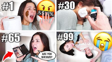 pranking my girlfriend 100 times in the same day youtube