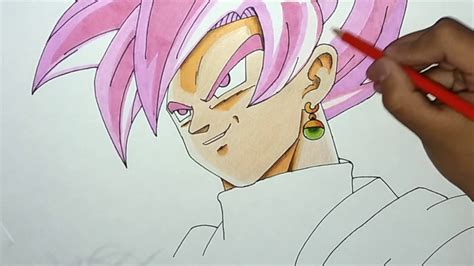 Como Dibujar A Goku Black SSJ Drawing Goku Black SSJ YouTube