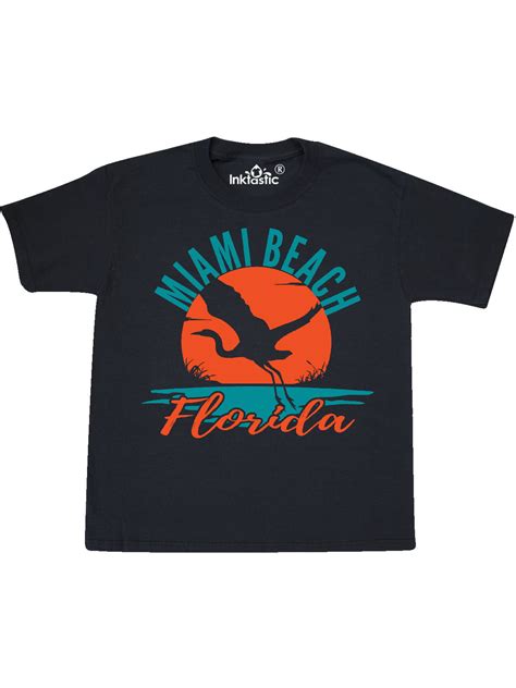 Miami Beach Florida Vacation Trip Youth T Shirt