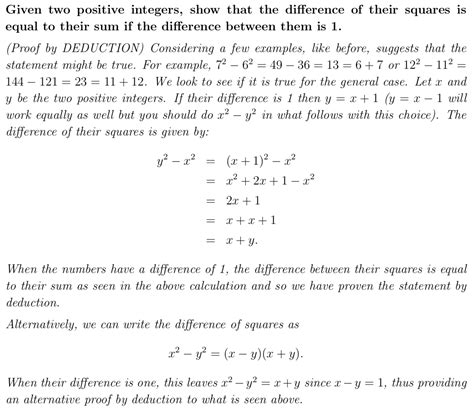 Mathematical Proof Examples Exam Style Questions Studywell