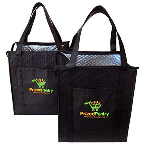 Prized Pantry 2 Pack Insulated Reusable Grocery Bags X Large Heavy