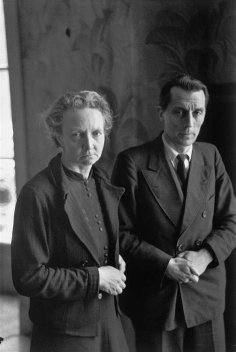 Irene And Frederic Joliot Curie Daughter And Son In Law Of Marie Photographed By Cartier