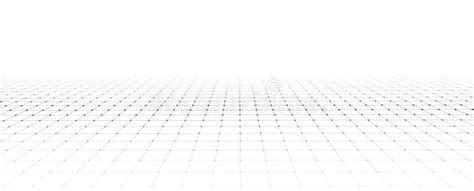 Wireframe Landscape Vector Perspective Grid Digital Space Stock