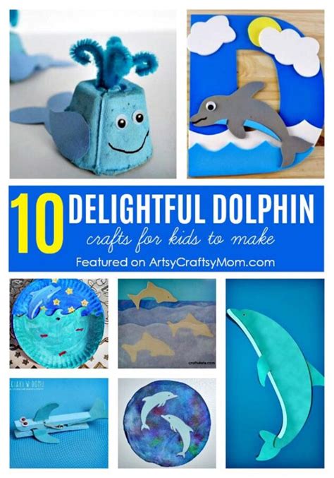 10 Delightful Dolphin Crafts For Kids Artsy Craftsy Mom