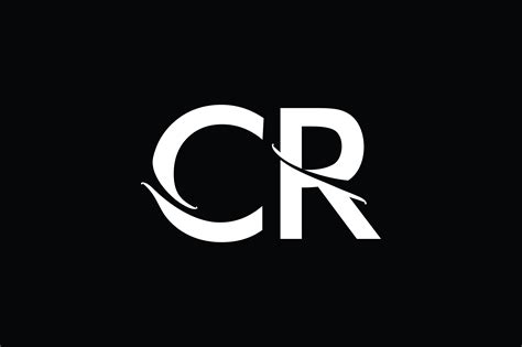 Cr Monogram Logo Design By Vectorseller Thehungryjpeg